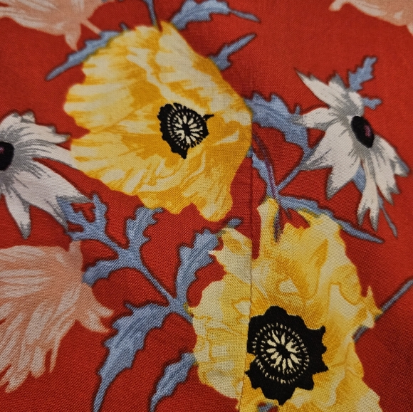 💵3/$20 Divided H&M Floral short-sleeved Crop Top Belly Shirt - Picture 8 of 13